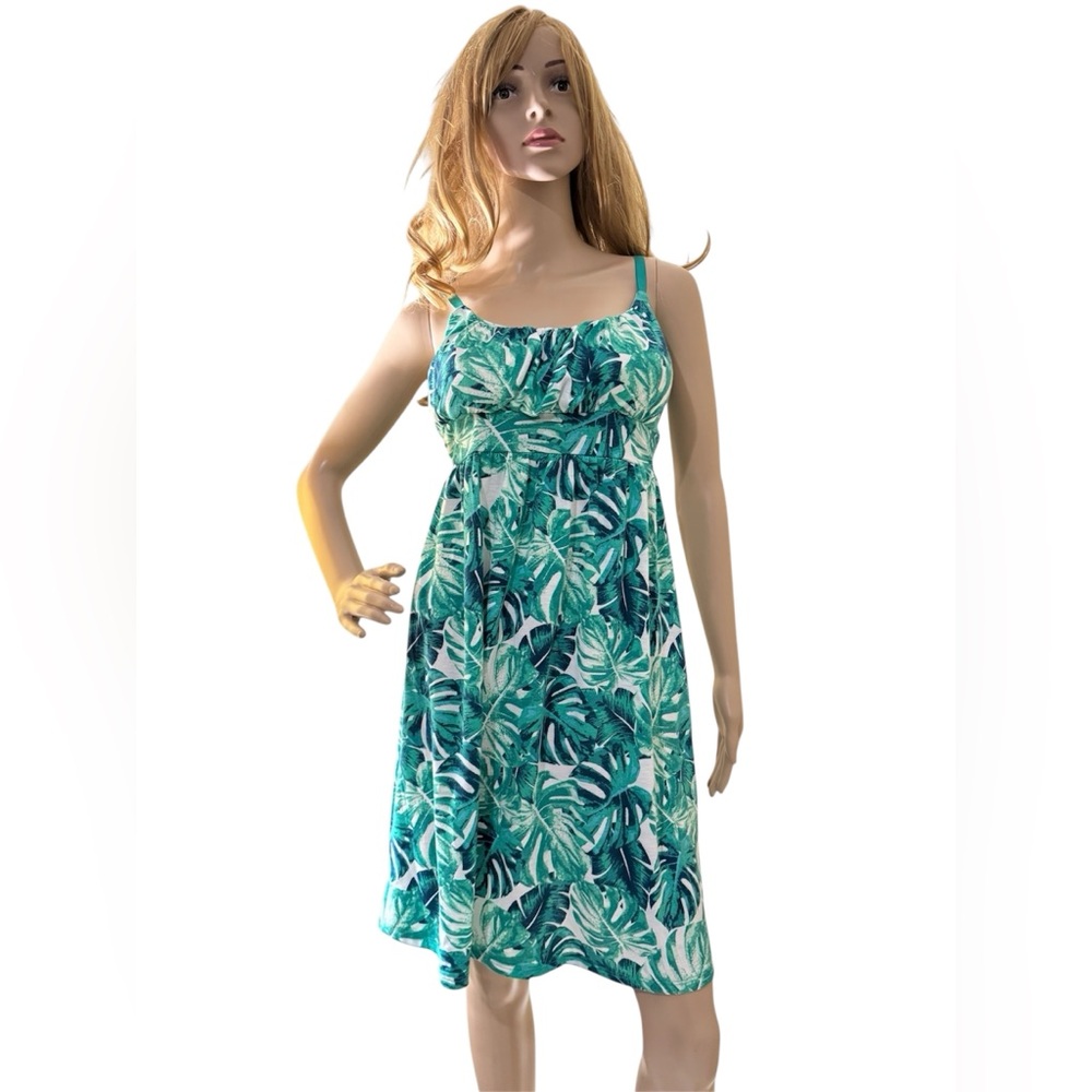 Jamie & Layla Leaf Print Summer Dress